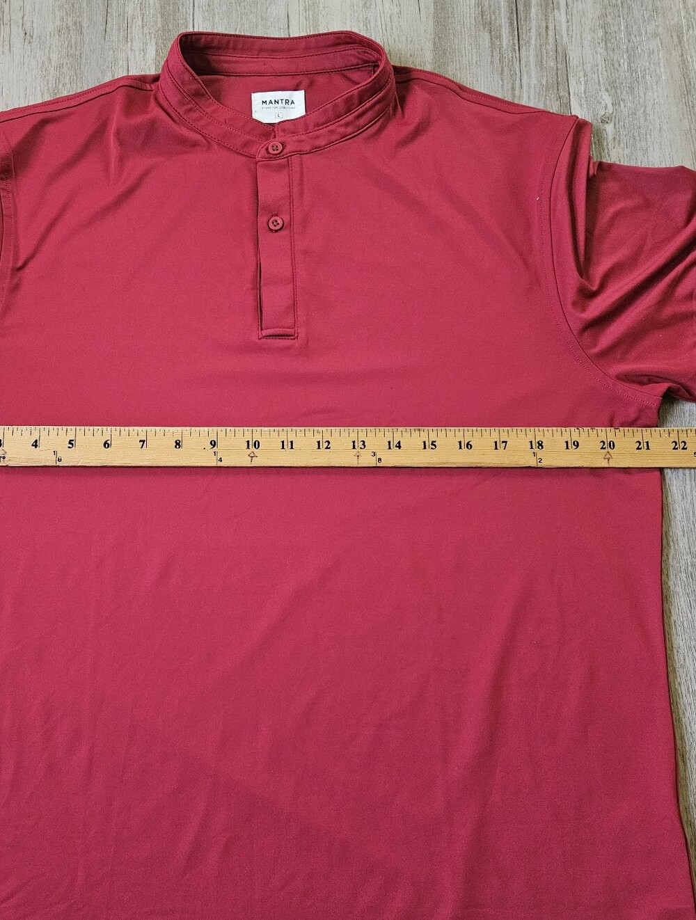Mantra Golf Men's Red Active Performance Catalyst Polo Shirt Large Stretch - Picture 5 of 7